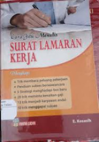 Image of Cara Jitu Menulis Surat Lamaran Kerja