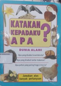 Image of Katakan Kepadaku Apa?